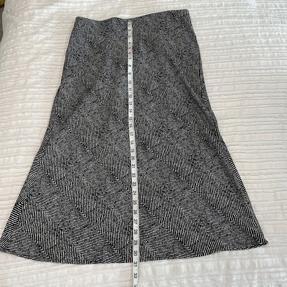 Black and White Rachel Zoe A-Line skirt size 6 - Picture 2 of 5